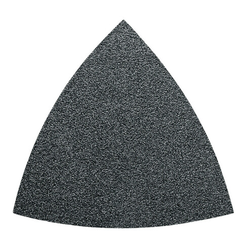 Fein Feuille de ponçage triangulaire non perforée, 80 mm K40, lot de 50