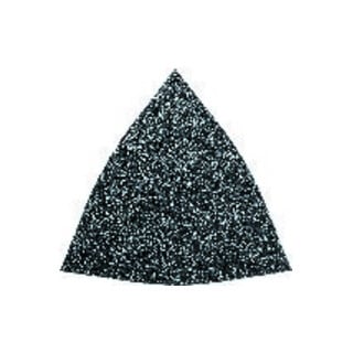 Fein Feuille de ponçage triangulaire non perforée, 80 mm K80, lot de 50