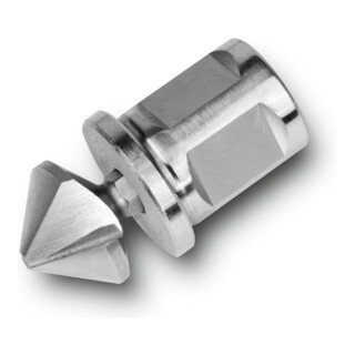 Fein Fraise à chanfreiner HSS 90° avec adaptateur porte-outil 3/4" Weldon, Ø 16,5 mm