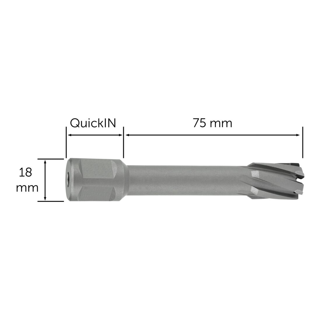 Fein Fraises à pastilles carbure Ultra 75 avec emmanchement QuickIN, Ø perçage 50 mm,