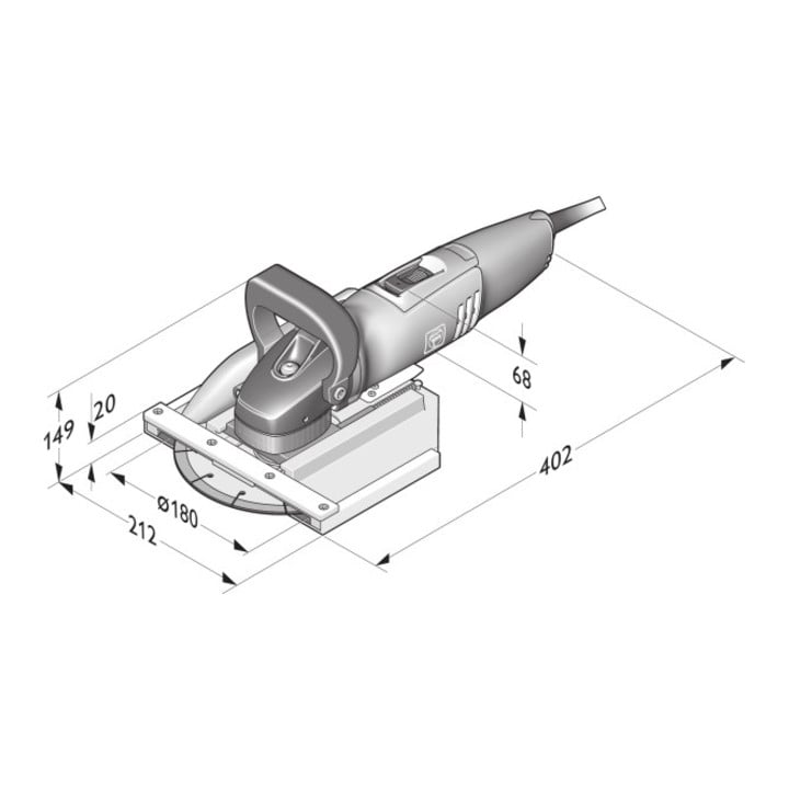 FEIN Fraiseuses second-œuvre 1200 W MF 14-180 Fein