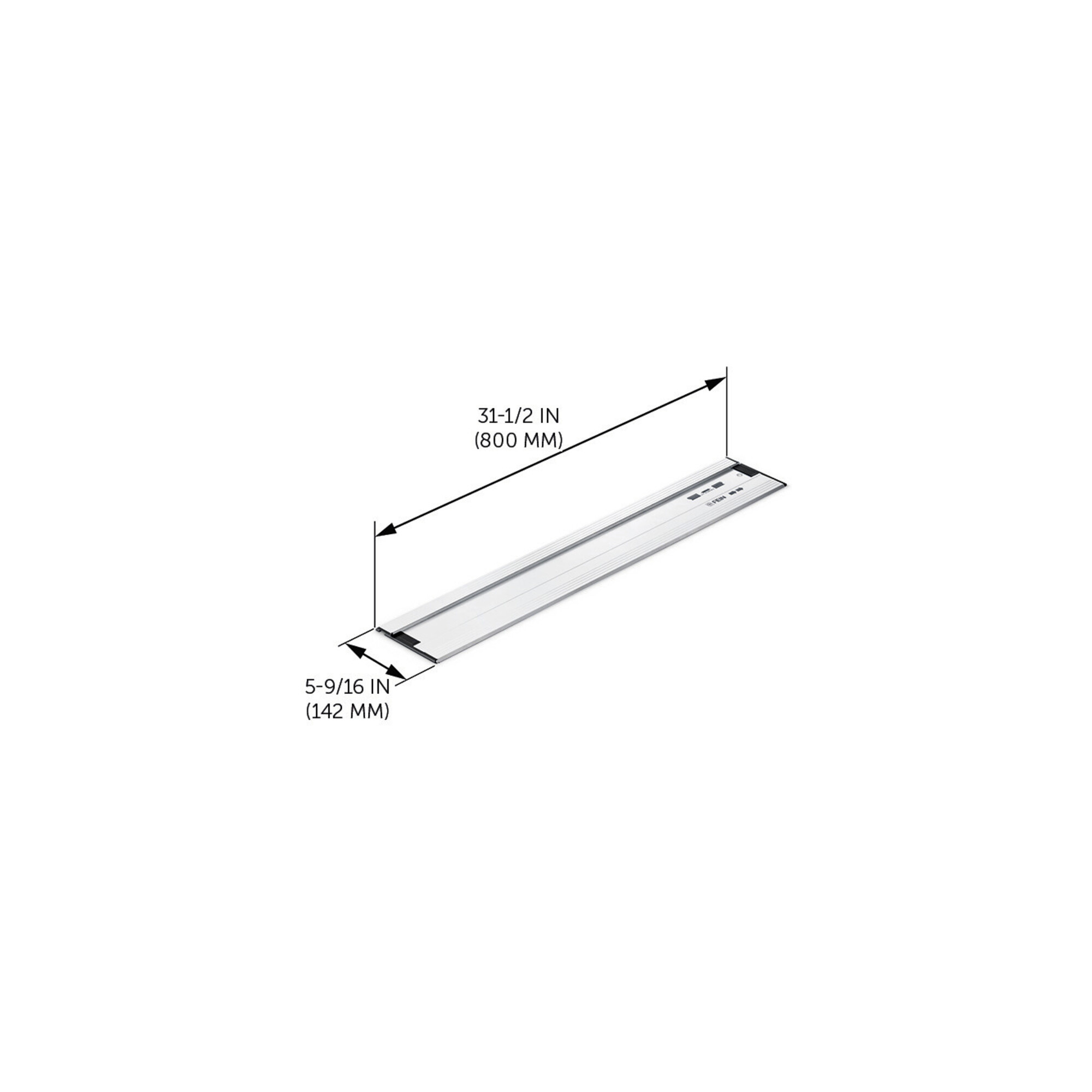 Fein Führungsschiene 800 mm für Handkreissägen, L 800 mm