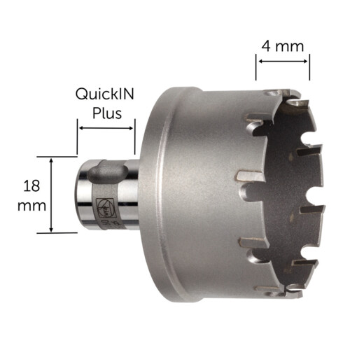 Fein Lochsäge HM mit QuickIN Plus-Aufnahme (Metrisch)