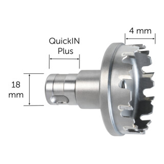Fein HM-Lochsäge mit QuickIN Hartmetall QMP PLUS-Aufnahme