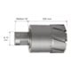 Fein HM Ultra 100 Kernbohrer mit Weldon 32-Aufnahme, Bohr-Ø 82 mm, Schnitttiefe 100 m