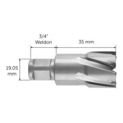 Fein HM Ultra Kernbohrer mit 3/4" in Weldon-Aufnahme-5