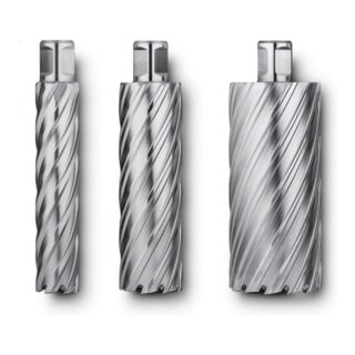 Fein HSS NOVA 100 kernboor met 3/4 in Weldon houder, snijdiepte 100 mm