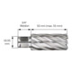 Fein HSS SPECIAL 50-kernboor met 3/4 in Weldon-houder, Buis-Ø 15 mm, Snijdiepte 50 mm
