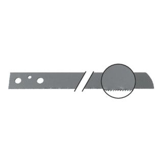 Fein Lame de scie, Longueur 300 mm, Espacement des dents 1,6 mm, Épaisseur 1,5 mm