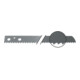 Fein Lame de scie, Longueur 300 mm, Espacement des dents 6,3 mm, Épaisseur 1,5 mm-1