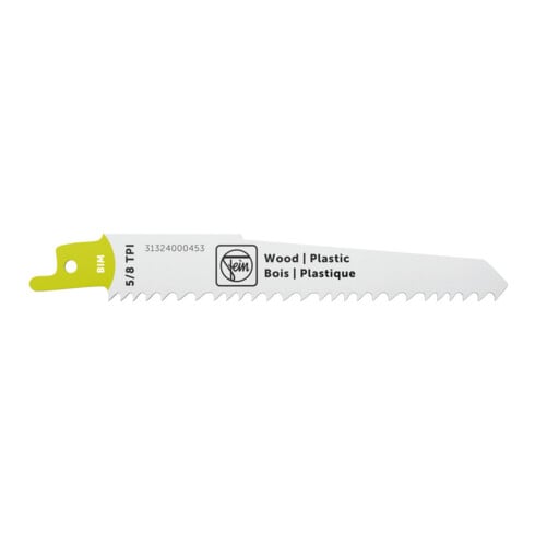 Fein Lame de scie sabre BIM 130 T5 / 8 WP