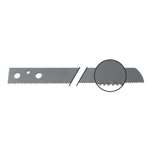 Fein Lames de scie HD, Longueur 400 mm, Espacement des dents 3,2 mm, Épaisseur 2 mm