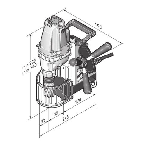Fein Magnet-Kernbohrmaschine KBB 30