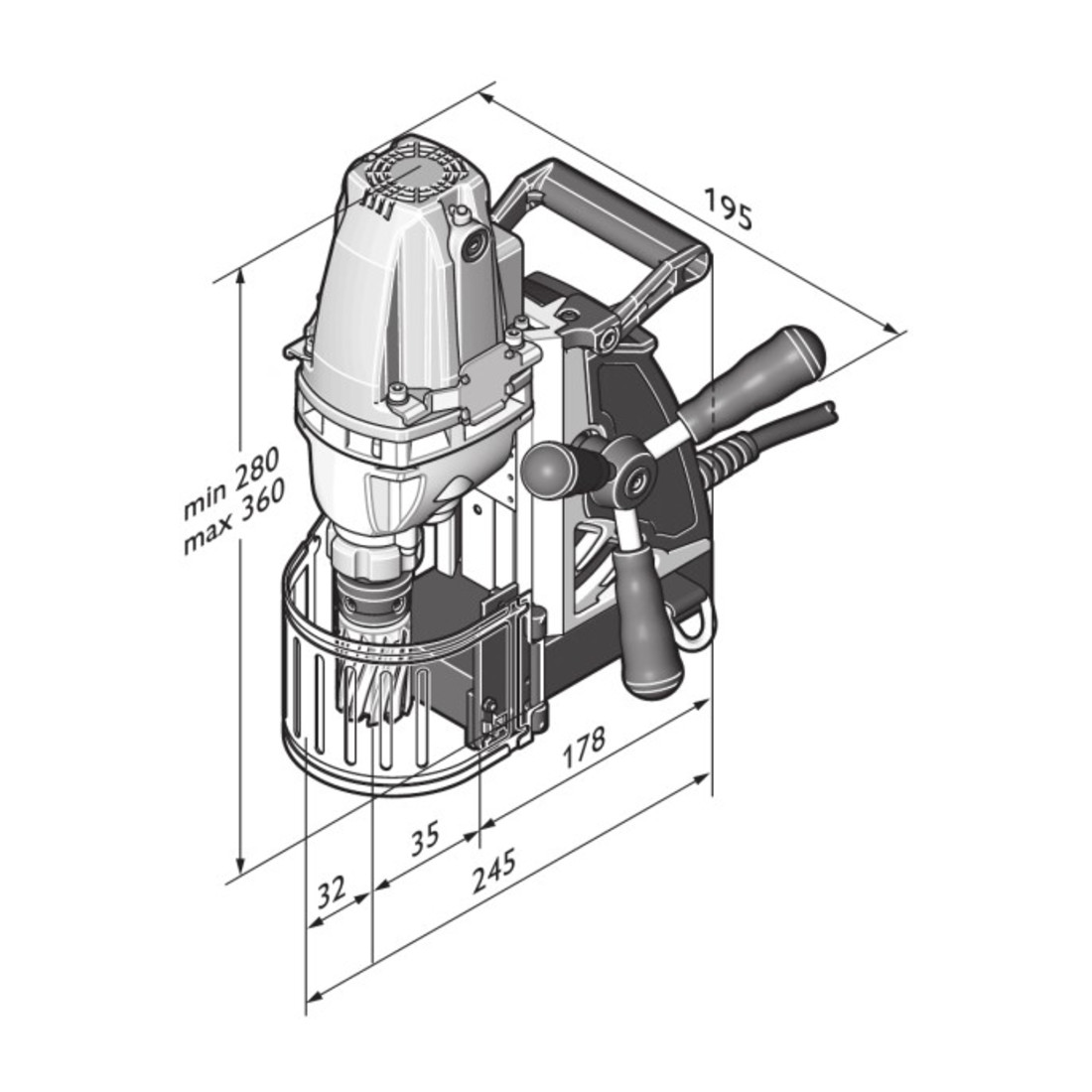 Fein Magnet-Kernbohrmaschine KBB 30
