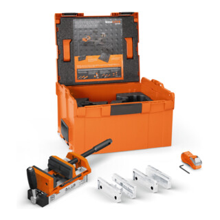 Fein Magnetische bankschroef met een spanklauwbreedte van 100 mm. FEIN VersaMAG Banks