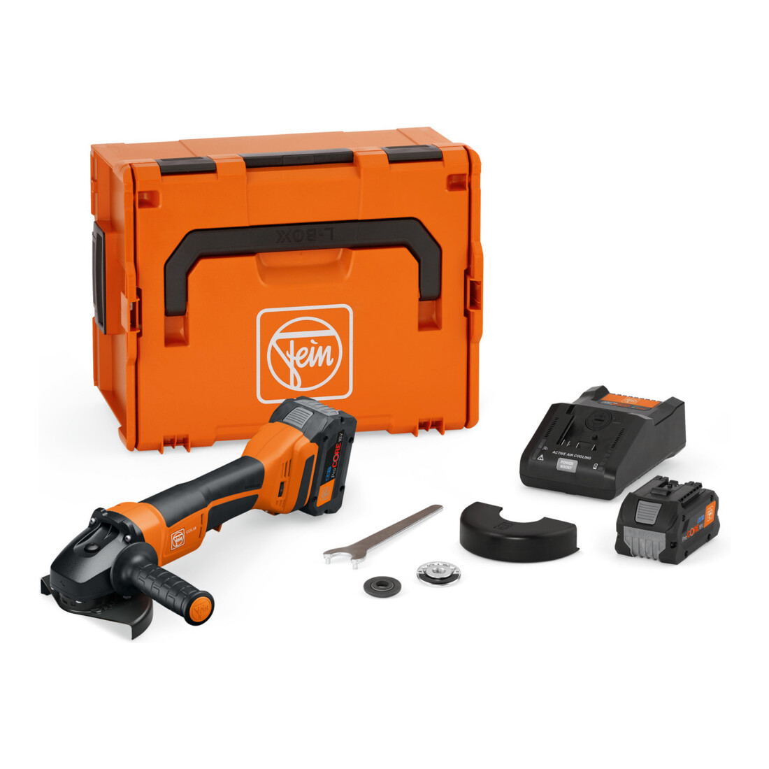 FEIN Meuleuse d’angle sans fil Ø 125 mm CCG 18-125-12 PD AS Set ProCore
