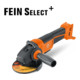 FEIN Meuleuse d’angle sans fil Ø 125 mm CCG 18-125 BLPD Select Fein-1