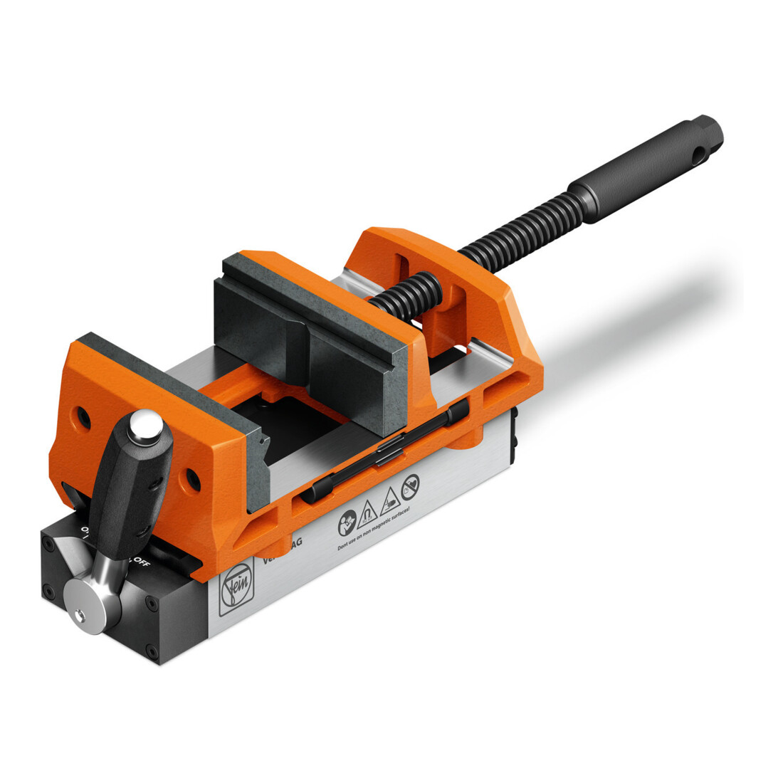 FEIN Morsa a vite magnetica con una larghezza delle ganasce di 100 mm. Set morsa