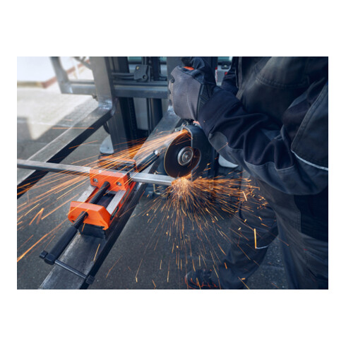 FEIN Morsa a vite magnetica con una larghezza delle ganasce di 100 mm. Set morsa