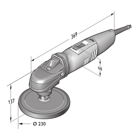 Fein Polijstmachine Boot WPO 14-15 E Marine Polijstset met Accessoires