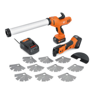 FEIN Pressa per cartucce a batteria e MultiMaster a batteria Set AKP 18-600 AS p