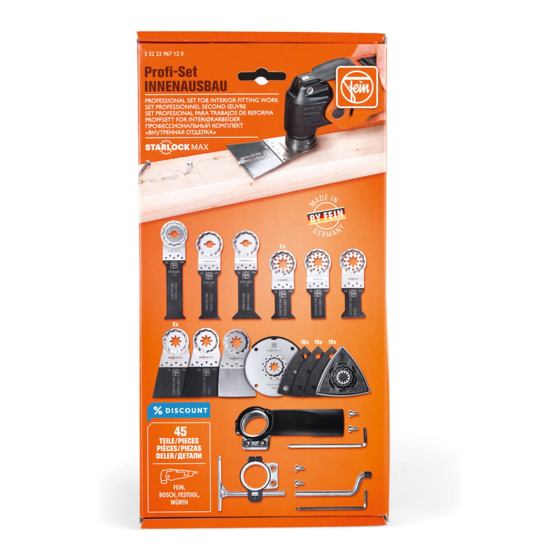 Fein Profiset RENOVATION StarlockMax, Houder StarlockMax