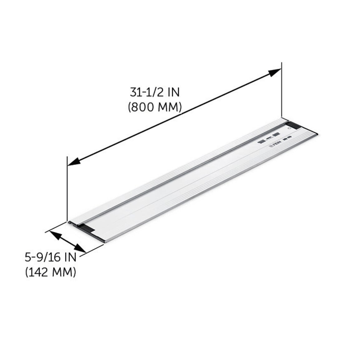 Fein Rail de guidage de 800 mm pour scies circulaires portatives, L 800 mm