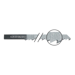Fein Sägeblätter 5er Pack, Länge 100 mm, Zahnabstand 4,0 mm