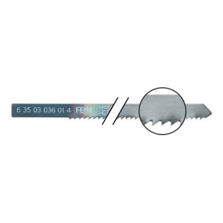 Fein Sägeblätter 5er Pack, Länge 180 mm, Zahnabstand 2 mm