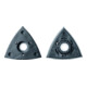 Fein Schleifplatten-Set Dreieck, gelocht VE à 2 Stück Starlock-1