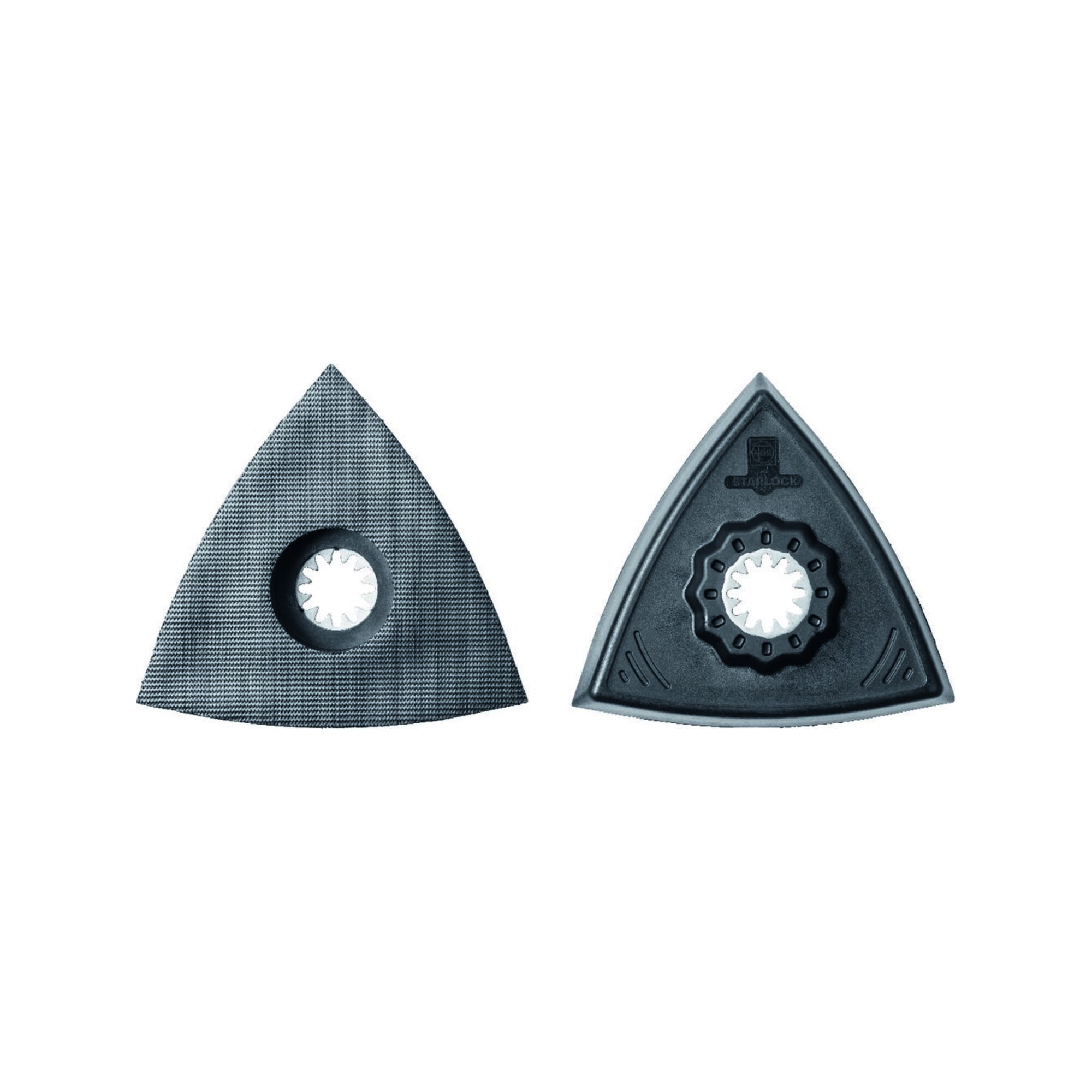 Fein Schleifplatten-Set Dreieck, ungelocht VE à 2 Stück Starlock