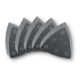 Fein Set de feuilles abrasives, Longueur d’arête 80 mm-3