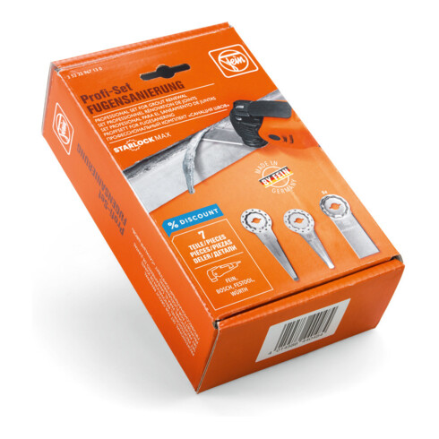Fein Set professionnel StarlockMax RÉNOVATION DE JOINTS, Porte-outil StarlockMax
