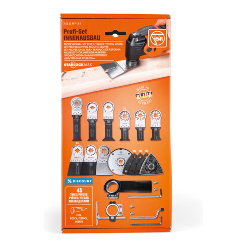 Fein Set professionnel StarlockMax SECOND ŒUVRE, Porte-outil StarlockMax