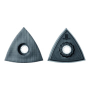 Fein Starlock Set de disques abrasifs triangulaires non perforés, 2 pcs