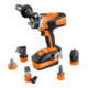 Fein Trapano avvitatore a batteria a 4 velocità ASCM 18 QMSET, modello: 711SET-1