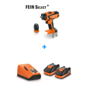 Fein Trapano avvitatore a batteria a 4 velocità ASCM 18 V/3 Ah QSW Select + starter set a batteria-1