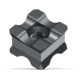 Fein Wendeschneidplatte KX Radius 4 mm für NE-Metalle und weiche Materialien (Aluminium, Kupfer, Kunststoffe,…)-1