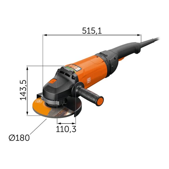 Fein Winkelschleifer AlphaGrind LG 24-180 Pro