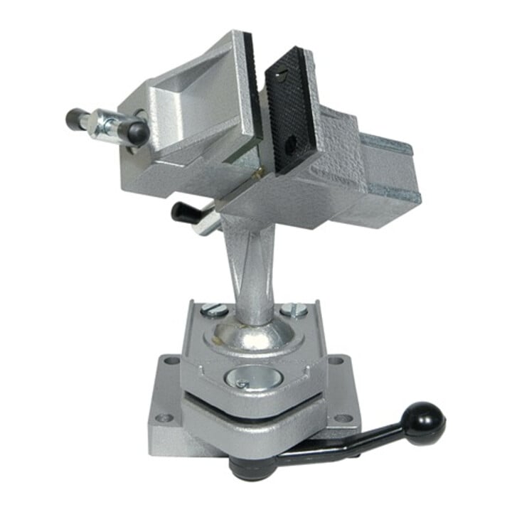 Feinmechanikerschraubstock Backen-B.80mm Spann-W.110mm Platte