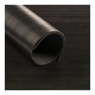 Feinriefenmatte SBR noire 3mm 1200mm x 10m