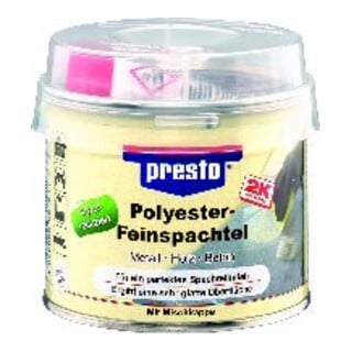 Feinspachtel 2K polyester blanc 250 g pot