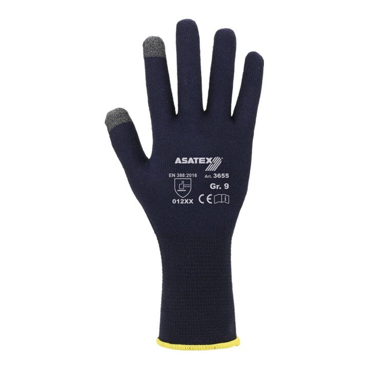 Feinstrickhandschuh f.Smartphones u.Touchscreens Gr.10 dunkelblau