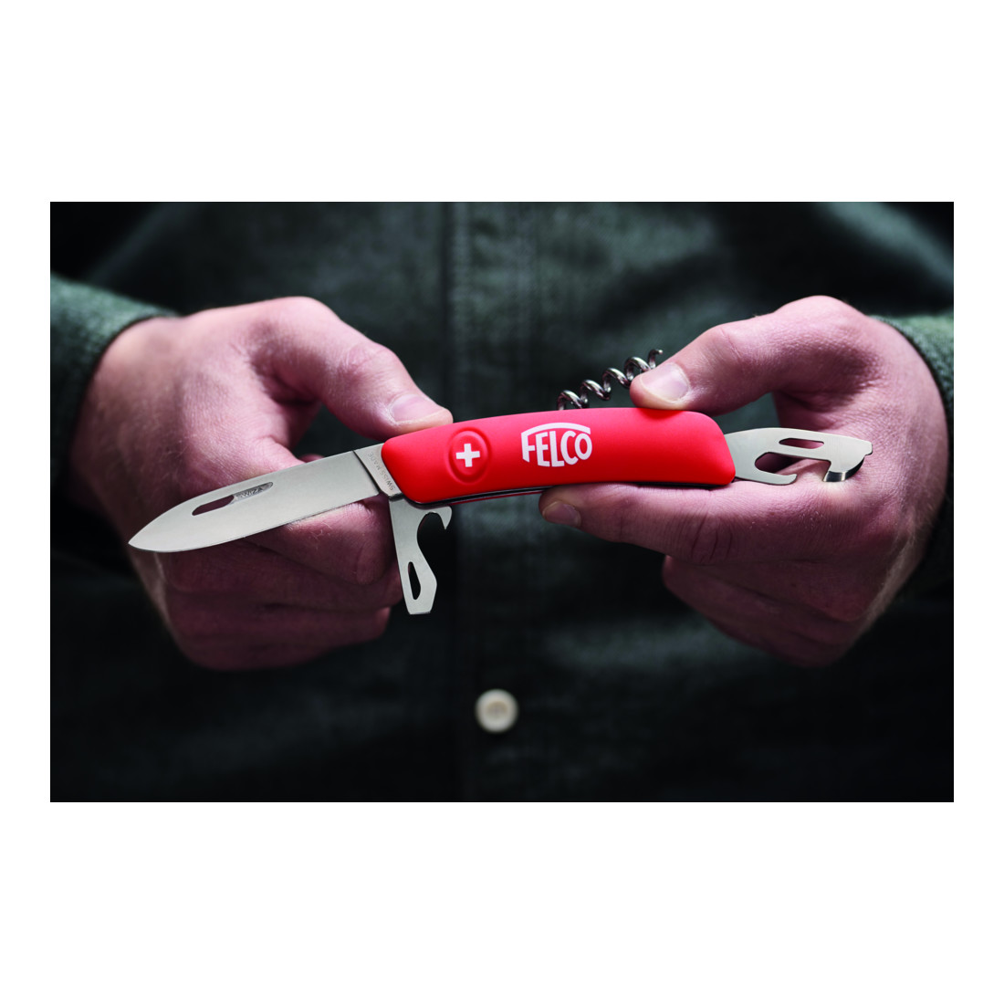 FELCO 500 Schweizer Messer  mit 3 Funktionen