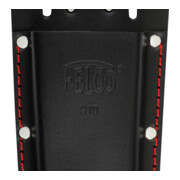 FELCO Étui en cuir 910 noir avec passant de ceinture