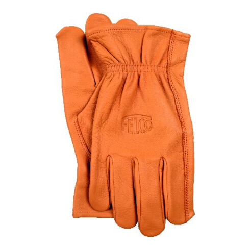 FELCO Gants de travail taille S en cuir de vachette résistant à la perforation