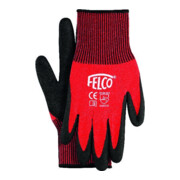 FELCO Gants de travail Taille S tricotés avec revêtement nitrile