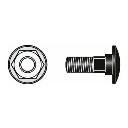 FELCO Kit de réparation goupille + écrou