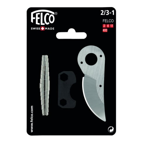 FELCO Set: lama, molla, chiave regolabile per 2, 4, 11 e 400