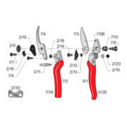 FELCO snoeischaar met schuine snijkop-4